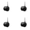 Service Caster 2'' Office Chair Casters Nylon Twin Wheel 5/16'' Grip Neck Stem , 4PK SCC-UHGN02S50-NYS-4 - alternate 1